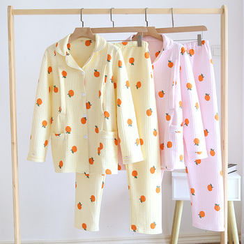 Nėščiųjų ir žindymo pižamų komplektas – stora medvilnė, rudens–žiema, ilgomis rankovėmis, žindymo angos, pižamų kelnės