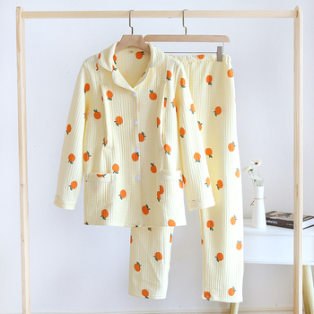 Nėščiųjų ir žindymo pižamų komplektas – stora medvilnė, rudens–žiema, ilgomis rankovėmis, žindymo angos, pižamų kelnės