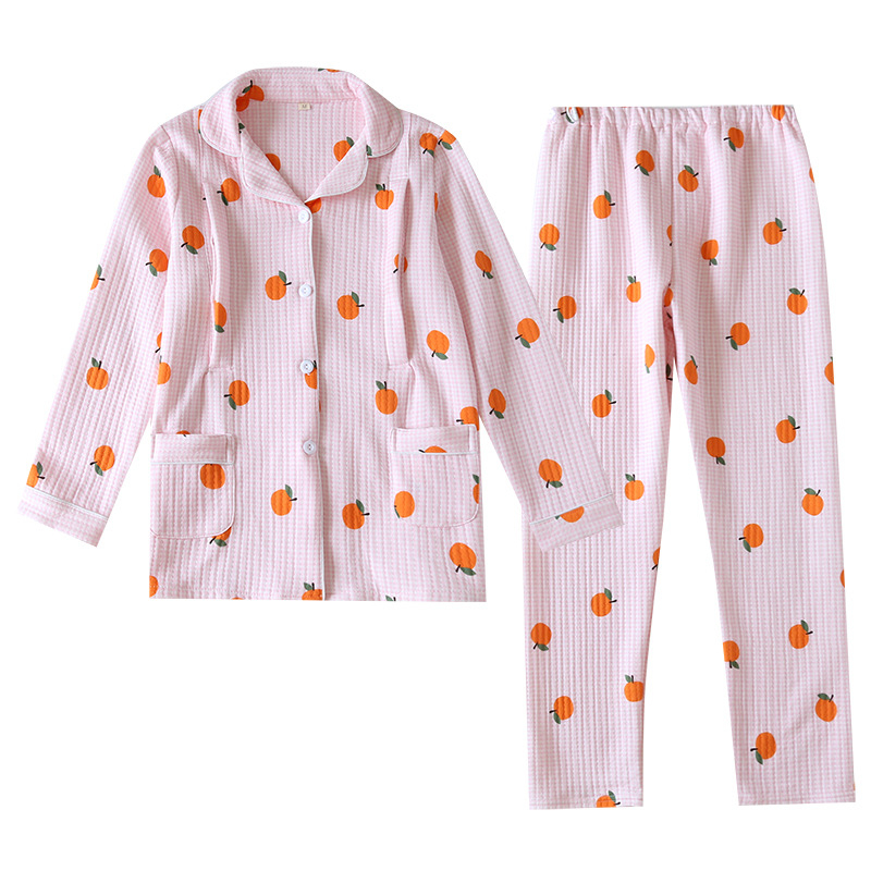 Nėščiųjų ir žindymo pižamų komplektas – stora medvilnė, rudens–žiema, ilgomis rankovėmis, žindymo angos, pižamų kelnės