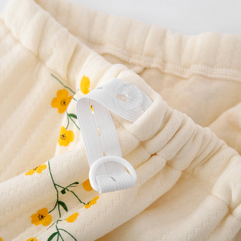 Air Cotton nėščiųjų ir žindymo pižama komplektas su ilgom rankovėm – apykaklė tipo lapel, 95–100% medvilnė, storas audinys 201–250 g/m²