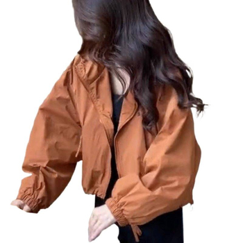 Sieviešu chenille jaka ar kapuci, ģeometrisks raksts, spandex maisījums, vidējā garuma 50–65 cm