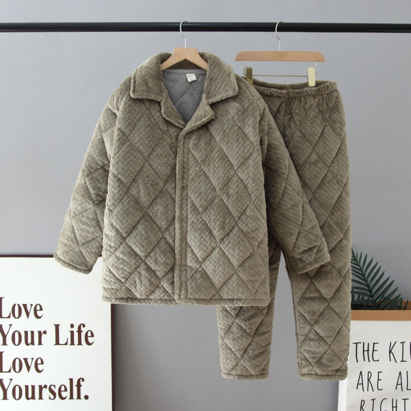 Muška zimska Corduroy jakna s kapuljom, punjenje od pamuka, podstava od lana, zatvaranje jednim redom gumba