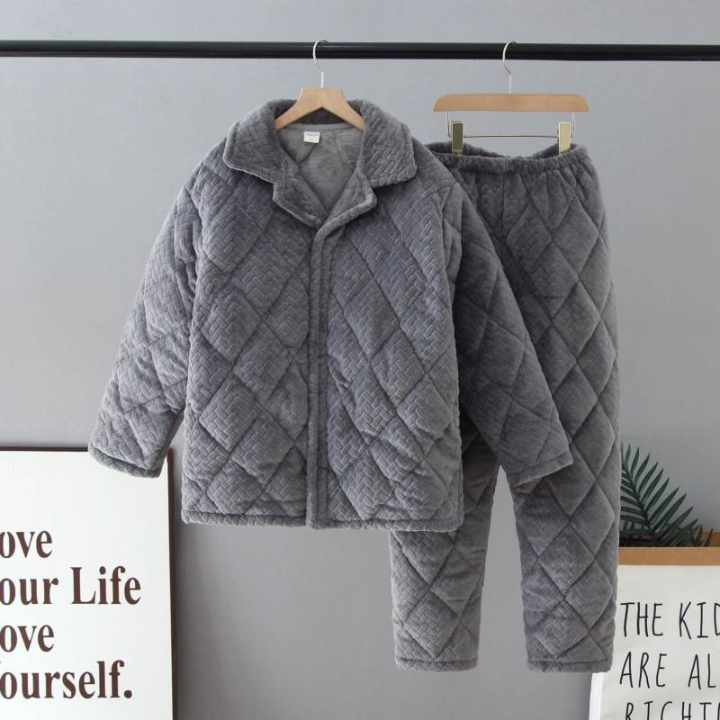 Muška zimska Corduroy jakna s kapuljom, punjenje od pamuka, podstava od lana, zatvaranje jednim redom gumba