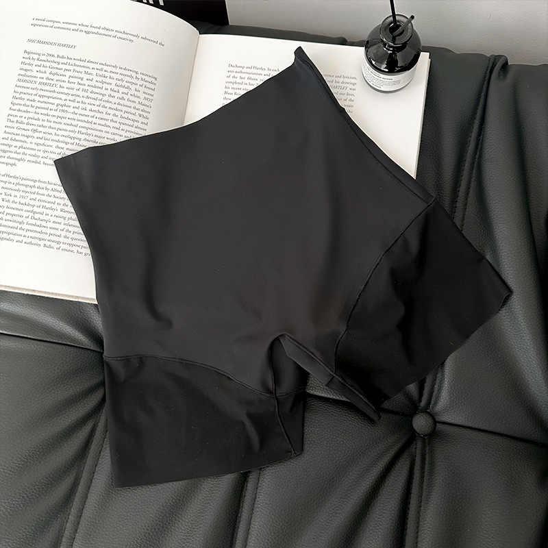 Moterų saugos kelnaitės su aukštu juosmeniu, pilvo kontrole ir klubų pakėlimas, nailoninės megztos medžiagos