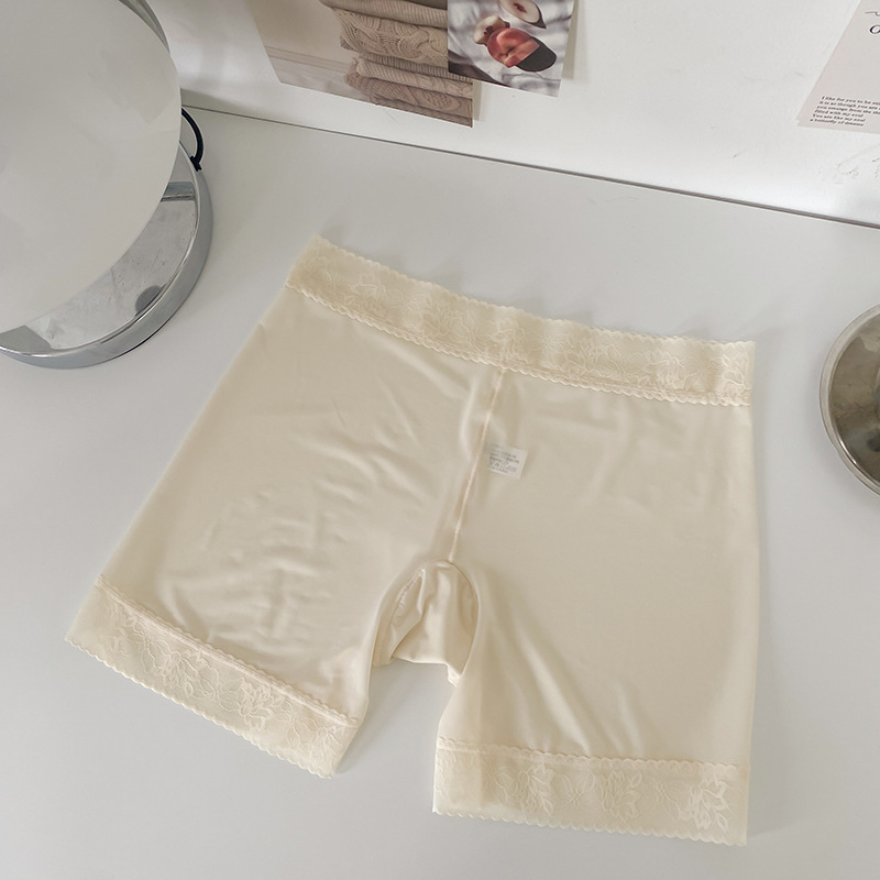 Moteriškos saugios kelnaitės Ice Silk, vidutinio juosmens, 85% nailonas, kirkšnies pamušalas 80% medvilnė, megztas audinys, anti ekspozicija