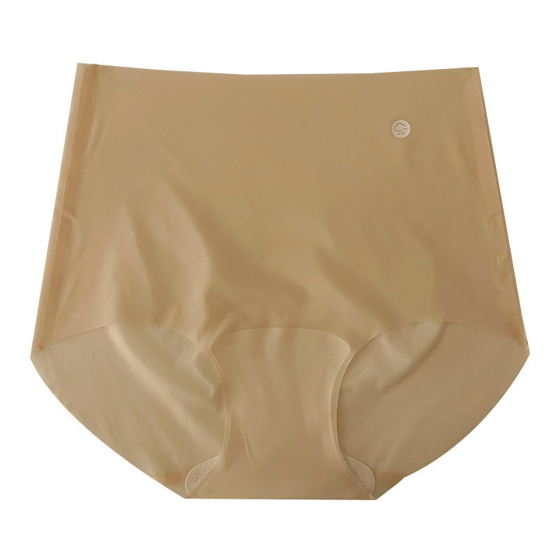 Γυναικείες εσώρουχες με ψηλή μέση από Ice Silk, αναπνέουσες και γρήγορο στέγνωμα; κύριο ύφασμα: νάιλον; επένδυση καβάλου: βαμβάκι; πλέξη: πλεκτό.