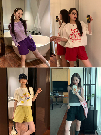 Moteriški kasdieniniai medvilniniai kelnės, korėjietiško stiliaus platėjančios, aukštas juosmuo, laisvas kirpimas