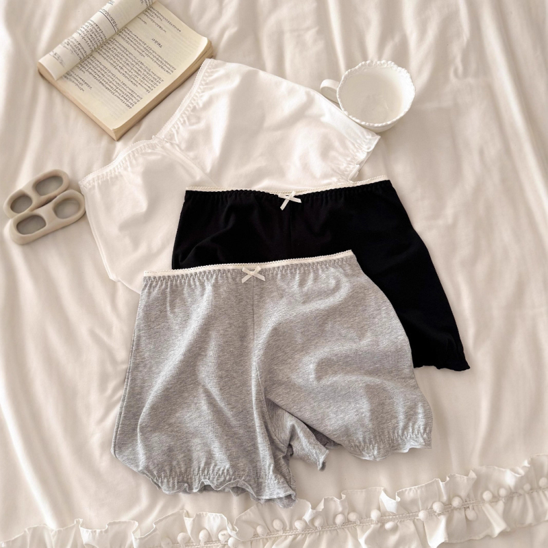 Γυναικείες ασφαλείς σορτς κατά τη διάφανη εμφάνιση, υψηλή μέση, κύριο ύφασμα 100% βαμβάκι, επένδυση στην περιοχή του genital 100% βαμβάκι, μονόχρωμο