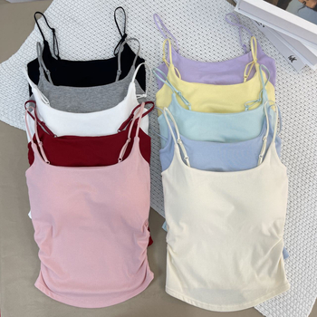 Moteriška cami viršutinė dalis, petelių stiliaus, siaura kirpimo linija, trumpas siluetas, viskozės–poliesterio mišinys