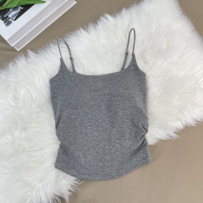 Moteriška cami viršutinė dalis, petelių stiliaus, siaura kirpimo linija, trumpas siluetas, viskozės–poliesterio mišinys