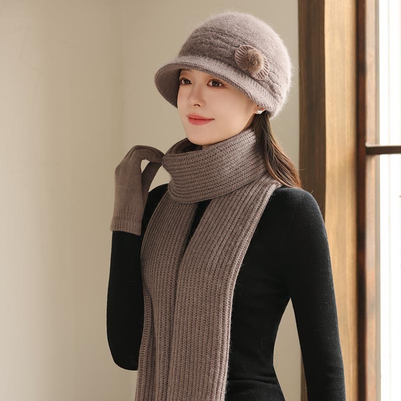 Uue stiiliga naiste müts keskealistele ja vanematele naistele, paksendatud soe villamüts fliisvoodriga, talvine puuvillamüts vanaemadele ja keskealiste ning vanemate naiste emadele.