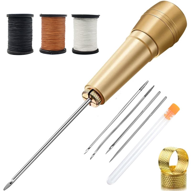 Σετ ραπτικής δέρματος με διασυνοριακές πωλήσεις, σετ εναλλάξιμων εργαλείων επισκευής παπουτσιών, βελόνα τρυπήματος, χειροτεχνία ραψίματος δέρματος