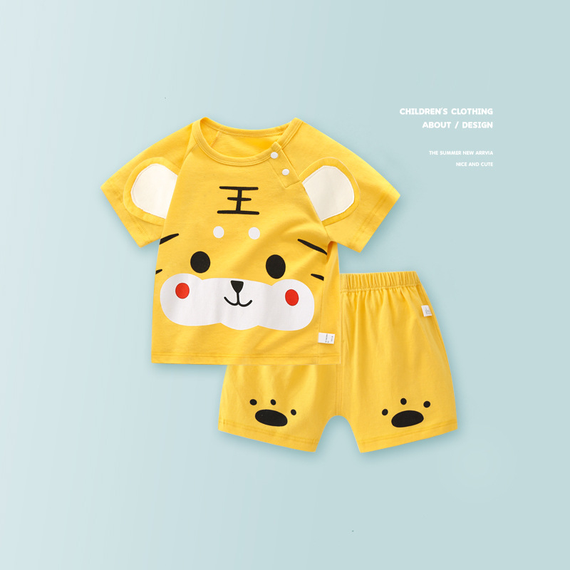 Ekskluzīvi vīriešu vasaras plāni šorti ar īsām piedurknēm no kokvilnas, sieviešu mājas pidžama, bērnu vasaras komplekts