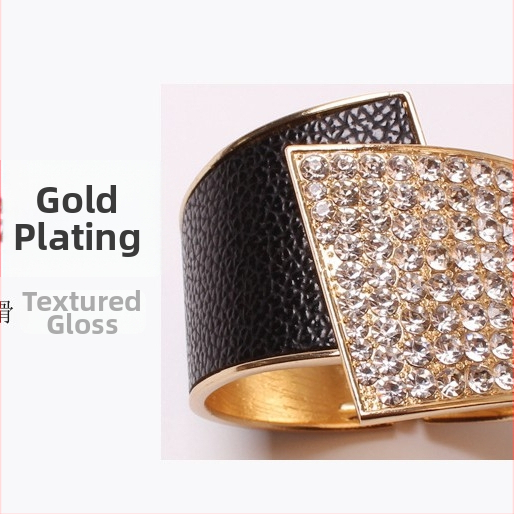 Užuolaidų kilpos iš lydinio su deimantiniais PU odos įdėklais, lengvas prabangos stilius, pritaikoma