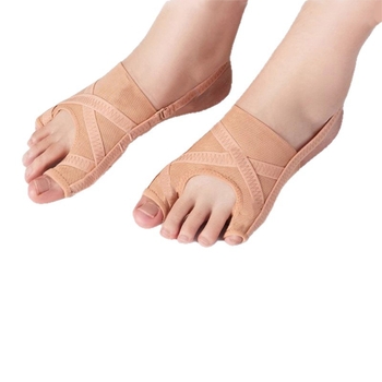 Tinklelio medžiagos pirštų atskyrėjas Hallux valgus – dvigubas didžiojo ir mažojo piršto atskyrimas, kvėpuojanti pėdos parama