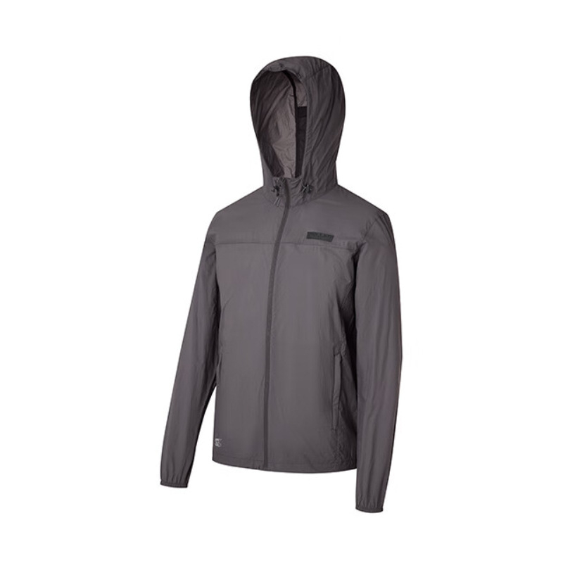 Vyrų saulės apsaugos striukė UPF50+ medvilnė, gobtuvas, plona, laisvas kirpimas, sportinio stiliaus