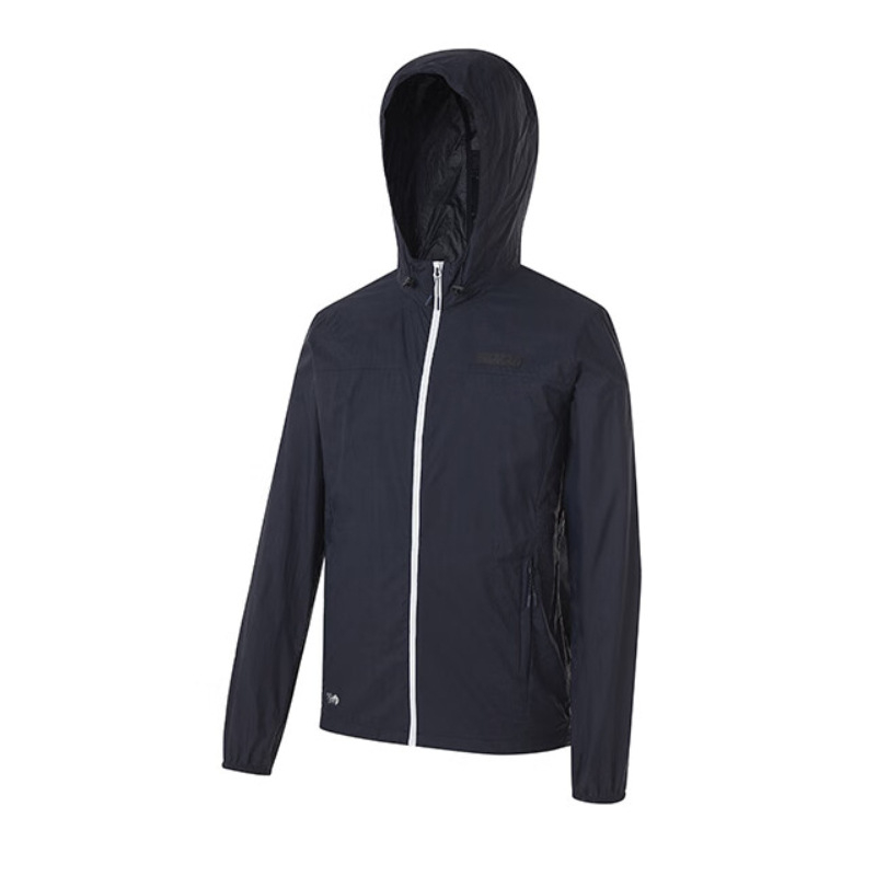 Vyrų saulės apsaugos striukė UPF50+ medvilnė, gobtuvas, plona, laisvas kirpimas, sportinio stiliaus