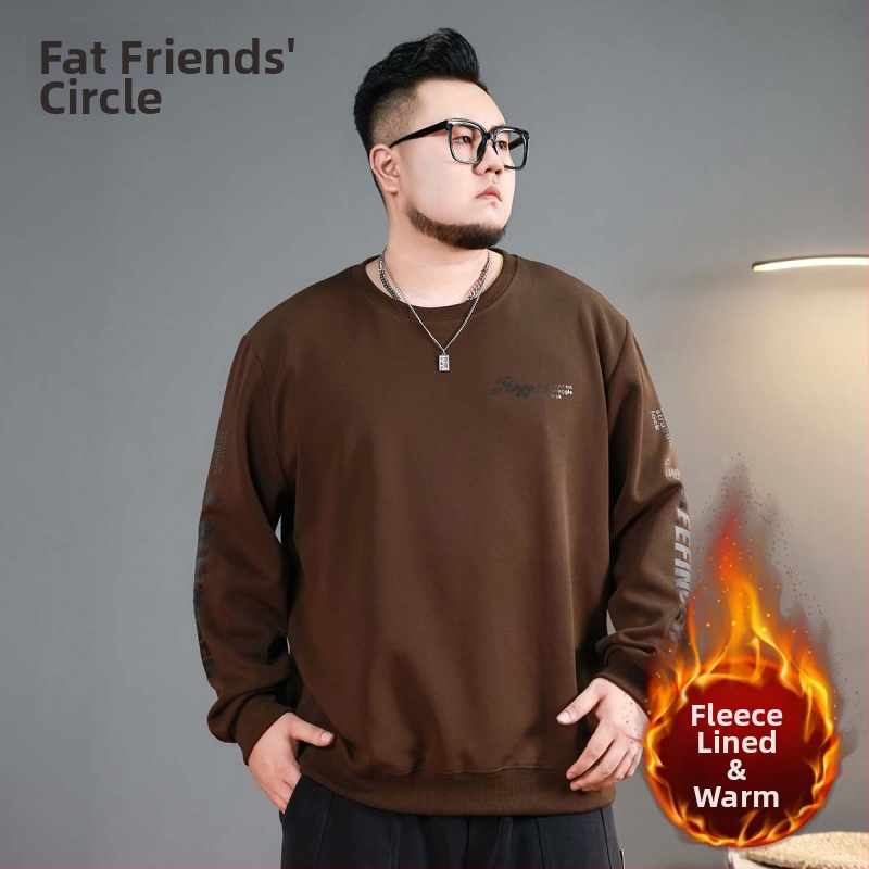 Vīriešu flīsa džemperis ar iekšējo odere, oversize brīvā piegriezuma, apaļš kakls, burtiem raksts, priekšējais kabats