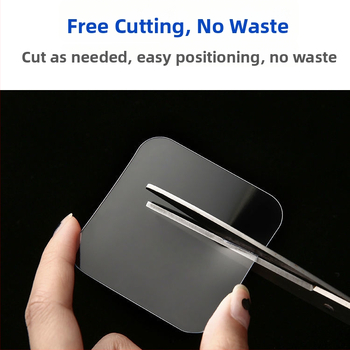 Akrilo nano dvipusė lipni juostelė – skaidri, be žymių, lipimas klijais, siurbimo kilpa, licencijuota privataus prekės ženklo