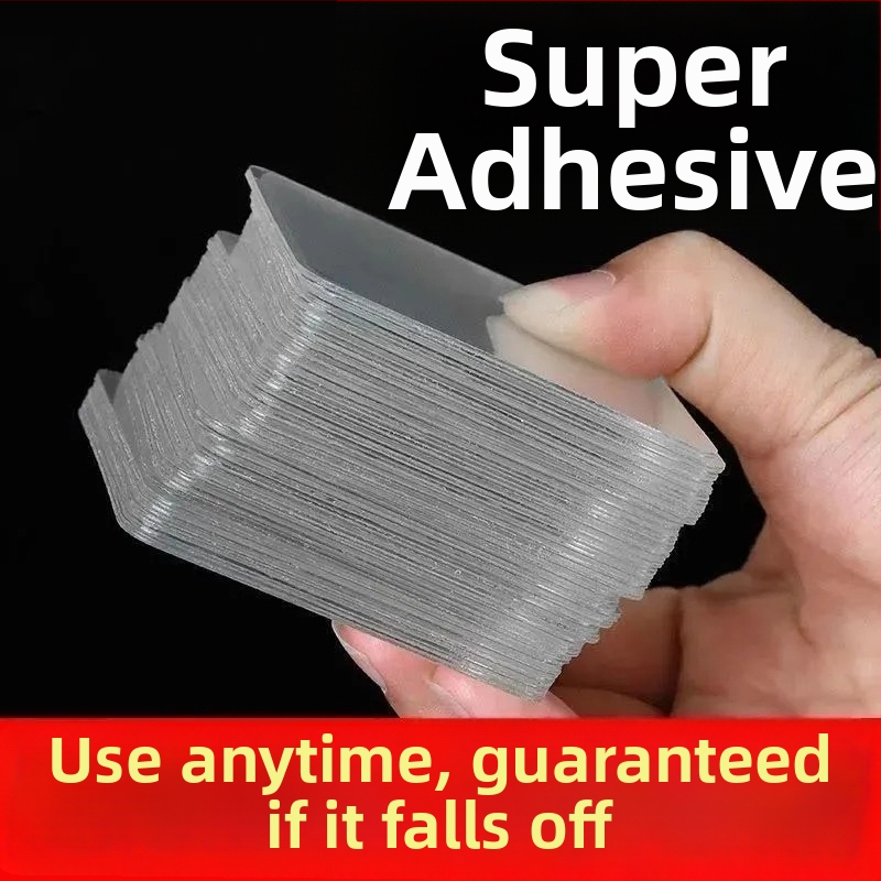 Akrilo nano dvipusė lipni juostelė – skaidri, be žymių, lipimas klijais, siurbimo kilpa, licencijuota privataus prekės ženklo