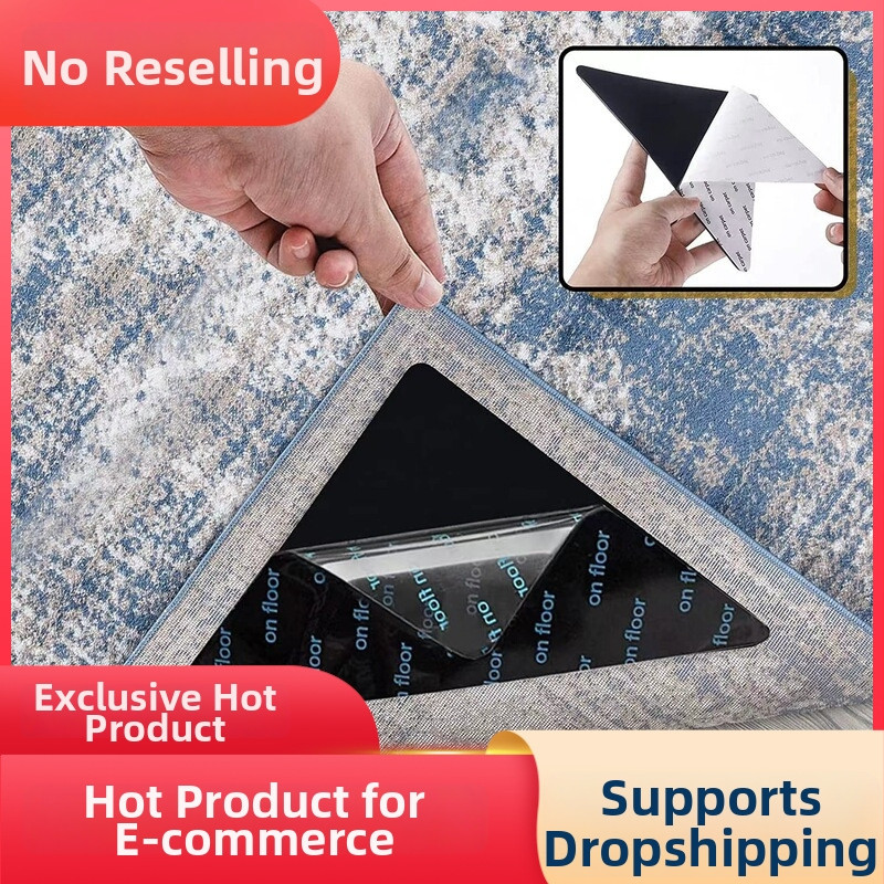 Trikampė anti-slydimo plokštelė kilimui namų naudojimui, PU medžiaga, klijavimas, išleista 2014 m. žiemą