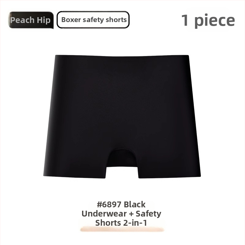 Moterų be siūlių saugios bokserinės — dviejų funkcijų vienas, greitas džiūvimas, žemas juosmuo