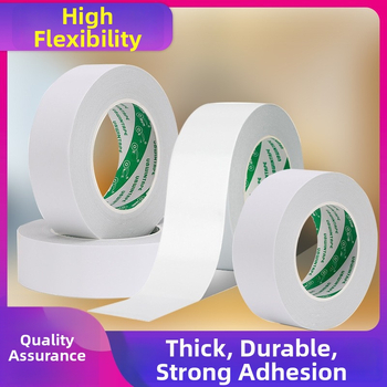 Hálószövés alapú kétoldalas ragasztószalag – nyomot nem hagyó, átlátszó, magas viszkozitású, anti-slip rögzítéshez szőnyegekhez