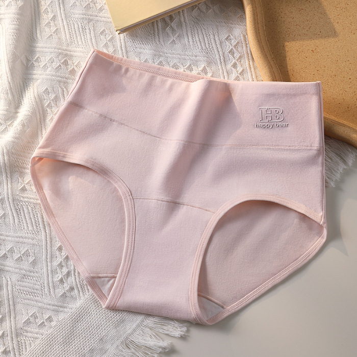 Ženske pamukaste gaćice s visokim strukom, produžena prepona, plus veličina, oblikovanje abdomena i podizanje bokova, prozračne i nježne prema koži
