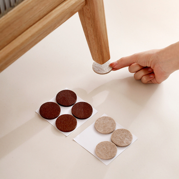 FaSoLa apskrito poliestero kilimėlio kojoms prie stalo ir kėdėms – neslystantis, tylus, atsparus dilimui, šiuolaikiškas paprastas stilius