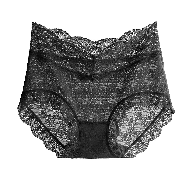 Ženske gaćice visokog struka za kontrolu trbuha, Jacquard s malim cvjetnim uzorkom, glavni materijal 93% najlon, podstava od 100% pamuka, prozračna i antibakterijska