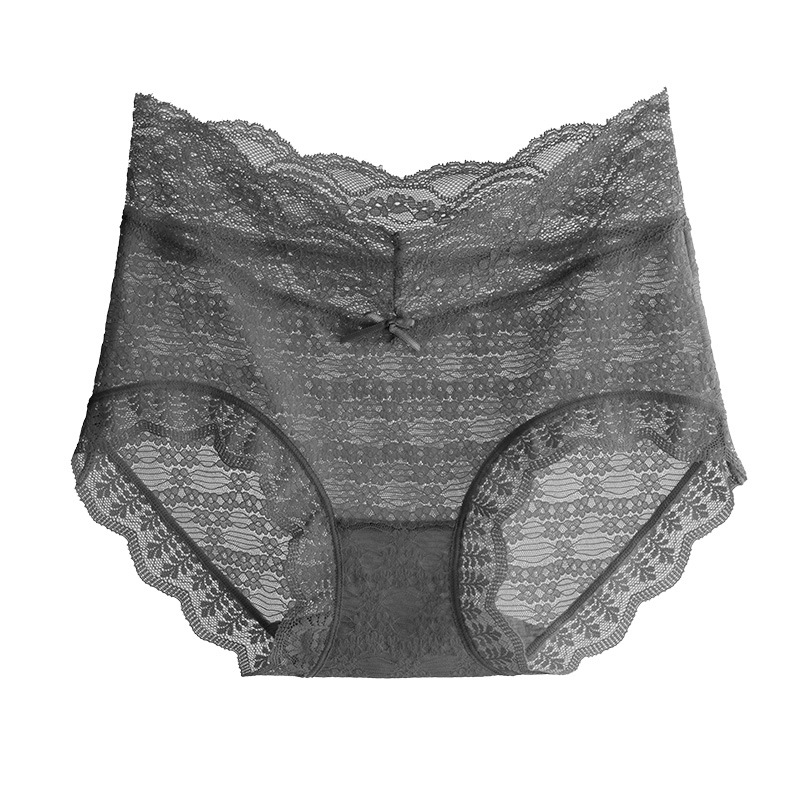 Ženske gaćice visokog struka za kontrolu trbuha, Jacquard s malim cvjetnim uzorkom, glavni materijal 93% najlon, podstava od 100% pamuka, prozračna i antibakterijska