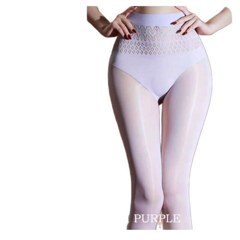 Prozračne sjajne čarape s konjskim uljem u nijansi jabuke, bezšivne mrežaste pantyhose za proljeće i jesen