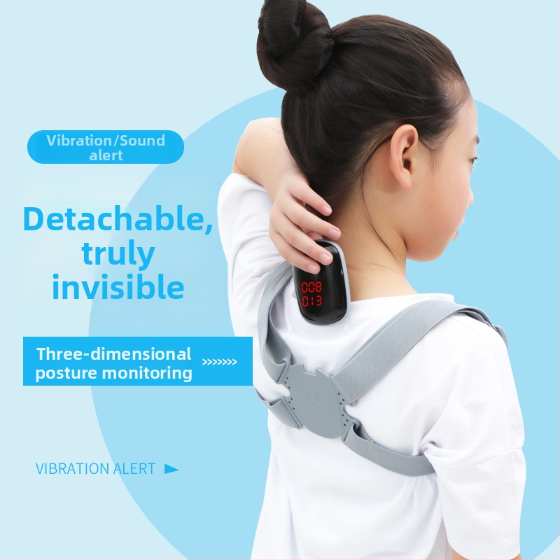 KL-5930 Устройство за напомняне за стойка с дисплей за деца — правилна седяща поза, лента за гръб; пуснато през 2021 г.; лицензирана частна марка; частична поддръжка