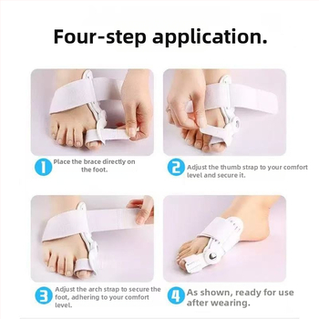 Kojų piršto korektorius Hallux Valgus – reguliuojamas ABS, Valgus serija, naktiniam naudojimui