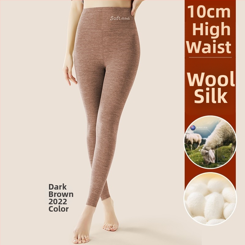 Moteriškos terminės kelnaitės su fliso viduje, cropped, vienos spalvos, poliesterio 80–90%, storis 201–250 g/m², sėdmenų pakėlimas