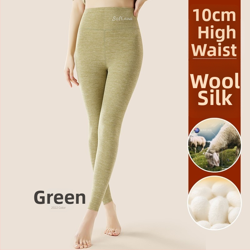 Moteriškos terminės kelnaitės su fliso viduje, cropped, vienos spalvos, poliesterio 80–90%, storis 201–250 g/m², sėdmenų pakėlimas