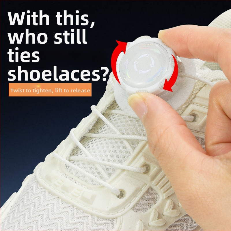 Batų raišteliai su pasukama sagtimi – be rišimo, tinkami tenisiniams ir kasdieniams batams, ilgis 100 cm, prekinis ženklas Suobu