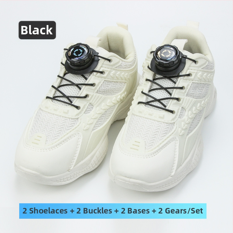 Batų raišteliai su pasukama sagtimi – be rišimo, tinkami tenisiniams ir kasdieniams batams, ilgis 100 cm, prekinis ženklas Suobu