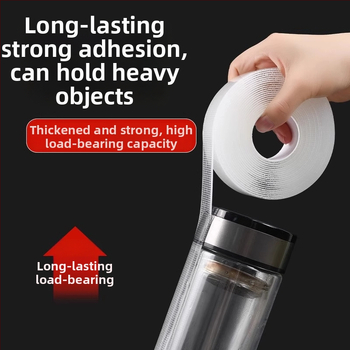 Tinklelinė dvipusė lipni juosta, didelis klampumas, be likučių, nano pastos pagrindas, 2 mm storis