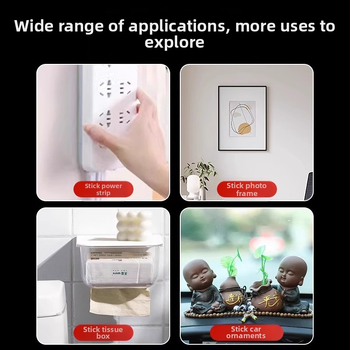 Tinklelinė dvipusė lipni juosta, didelis klampumas, be likučių, nano pastos pagrindas, 2 mm storis