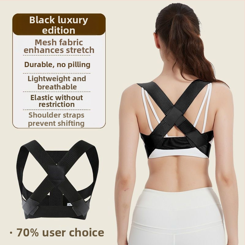 Thousand Leaves BBJ0005-A-0 Laikysenos korektorius nugarai, kvėpuojantis, nematomas dizainas, tinkamas suaugusiesiems ir studentams; sertifikatas 1