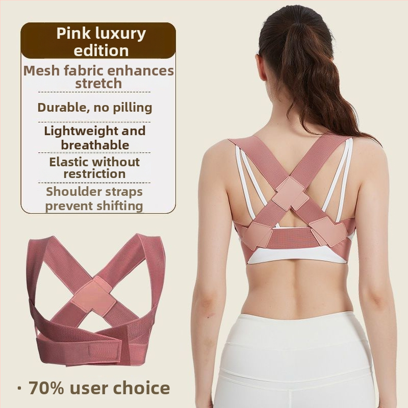 Thousand Leaves BBJ0005-A-0 Laikysenos korektorius nugarai, kvėpuojantis, nematomas dizainas, tinkamas suaugusiesiems ir studentams; sertifikatas 1