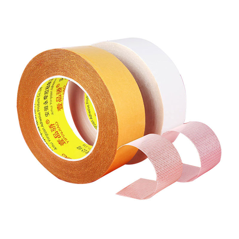 Διπλής όψεως ταινία με βάση ύφασμα, διαφανής, υψηλής ιξωστότητας, αντιολισθητική, με σχέδιο πλέγμα για χαλιά και καναπέδες