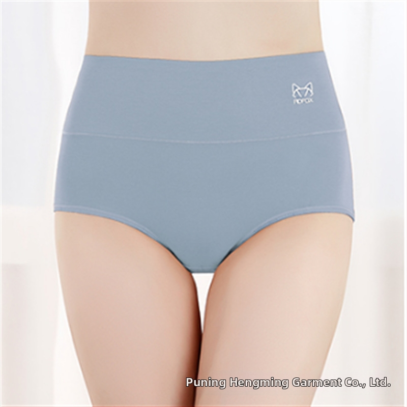 Naiste kõrge vöökoht puuvillast aluspesu — antibakteriaalne, hingav, keha kuju (tuharate tõstmine, kõhu pinguldumine)