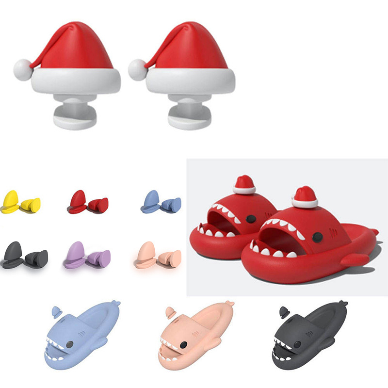 Ryklių šlepečių finų aksesuarai - PVC - tinkami šlepetėms - Guess Island - visiems sezonams