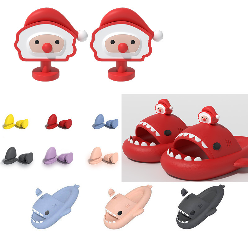 Ryklių šlepečių finų aksesuarai - PVC - tinkami šlepetėms - Guess Island - visiems sezonams