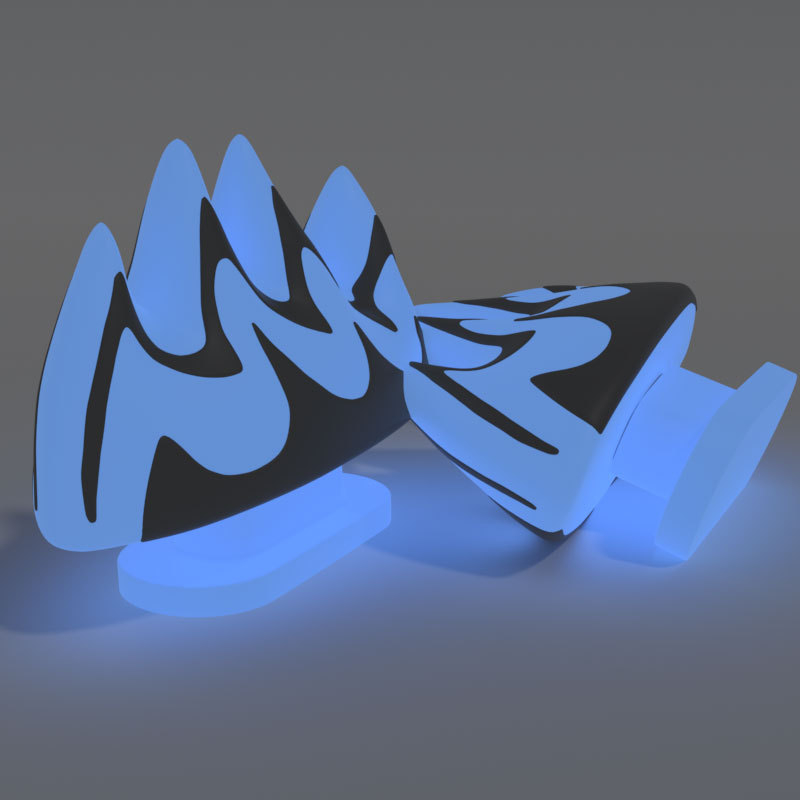 Ryklių šlepečių finų aksesuarai - PVC - tinkami šlepetėms - Guess Island - visiems sezonams