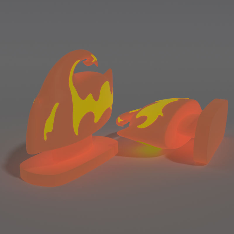 Ryklių šlepečių finų aksesuarai - PVC - tinkami šlepetėms - Guess Island - visiems sezonams