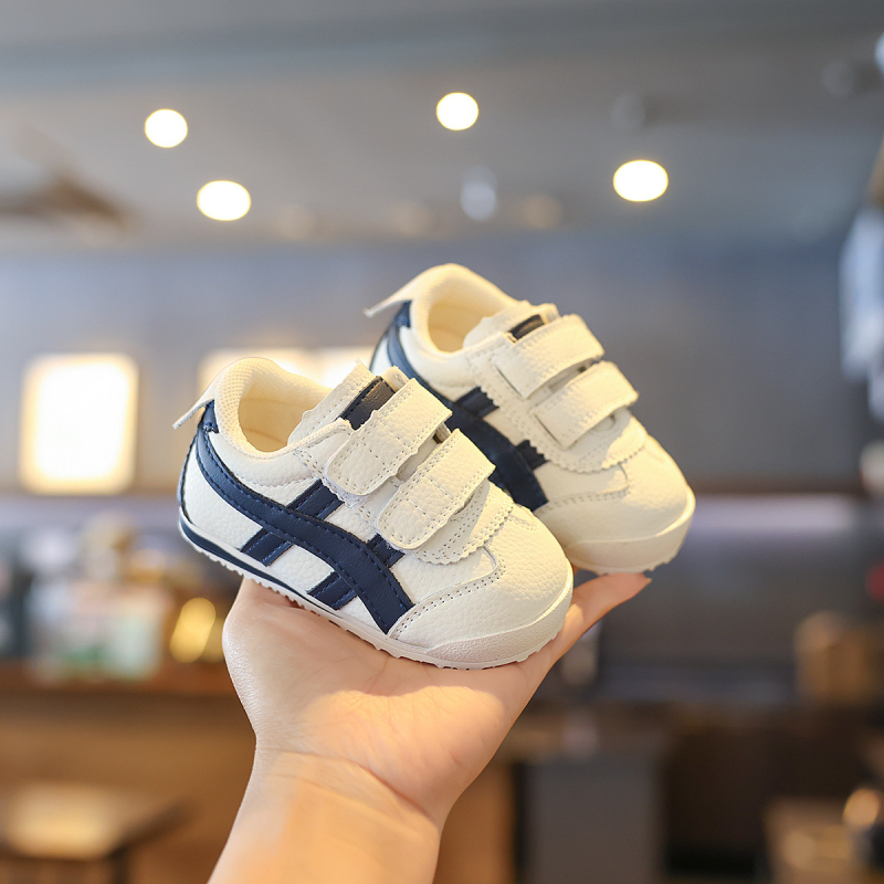Бебешки обувки за прохождане - композитна подметка, горна част от изкуствена кожа, PU стелка, велкро закопчаване, антихлъзгаща подметка