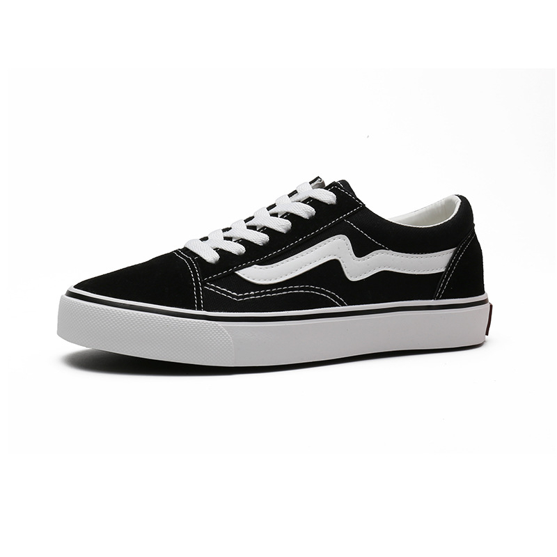 Uniszex vászon sneakers, koreai stílus, mindennapi cipők diákoknak